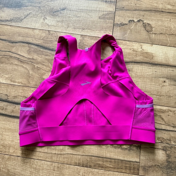 Brooks Other - Brooks Running Bright Pink Sports Bra